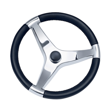 Schmitt & Ongaro Marine Ongaro Evo Pro 316 Cast Stainless Steel Steering Wheel - 13.5"Diameter 7241321FG